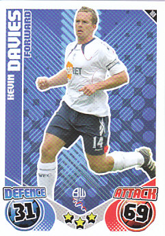 Kevin Davies Bolton Wanderers 2010/11 Topps Match Attax #108